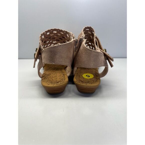 Blowfish Malibu Slingback Sandals Size 5 Big Girl Rose Gold - Picture 10 of 11